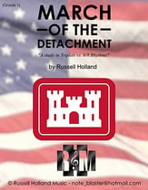 March of the Detachment Concert Band sheet music cover